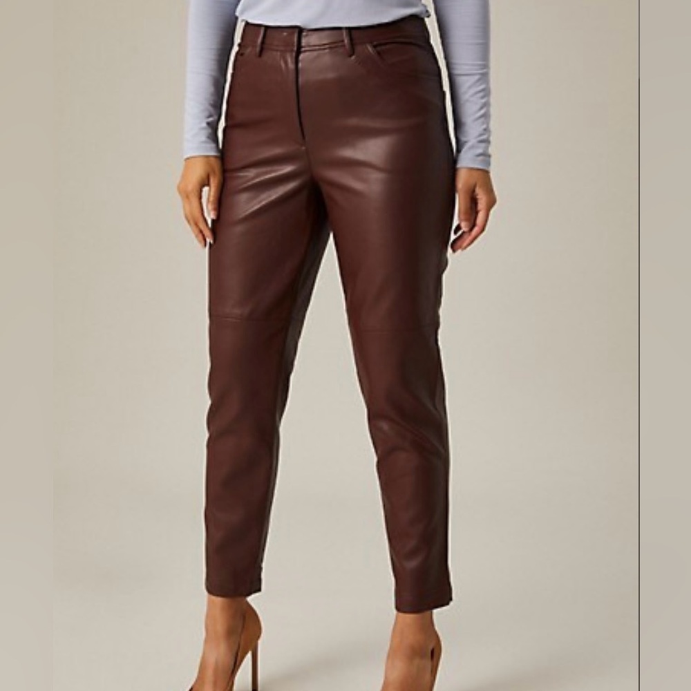 Faux leather pants ankle 27” NWT Hudson North.  Size 12 fits like an 8 to 10